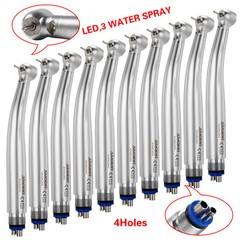 1-10 PCS SANDENT Dental LED E-Generator High Speed Handpiece Push 4 H Ceramic po