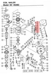 CoFast® High Quality Trigger Valve Assembly B for Aftermarket Hitachi NV45AB2