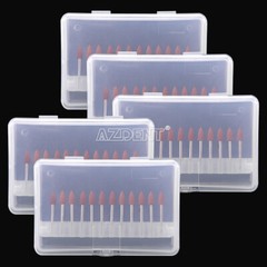 10packs Dental 0413 Brownie Polishers Bur FG 1.6MM Shank Mini Points AZDENT