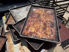 Lot of 240 Commercial Baking 18×26 Bakery Full Size Aluminum Cookie Sheet Pans