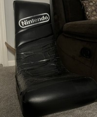 Nintendo Gaming Chair Nintendo Black Retired Vintage 1990’s
