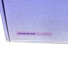 PURPLE Gridcloud Standard Size PILLOW TALL HEIGHT Stays Cool, New In Box