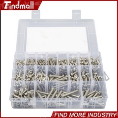 550Pcs 304 Stainless Steel Wood Screws Assortment Kit Phillips #4#6#8#10#12
