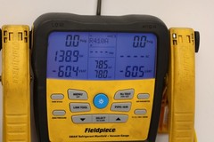 Fieldpiece SM482V Wireless 4-Port SMAN Refrigerant Manifold with Vacuum Gauge