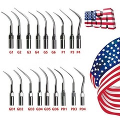 5x Dental Ultrasonic Piezo Scaler Tips fit Woodpecker EMS/DTE SATELEC Handpiece