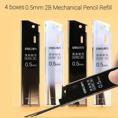 4 Box of 2B Mechanical Pencil Refill New Automatic Pencil Lead 0.5mm Stationery