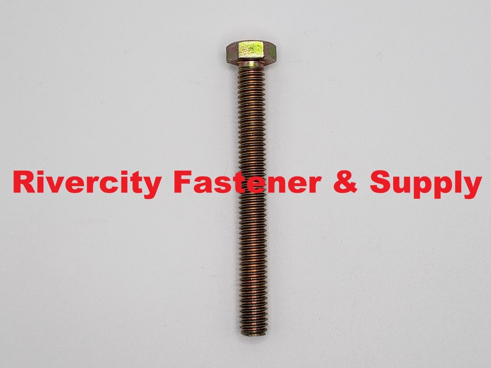 5/16-18 x 3 Tap Bolts Grade 8 Hex Head Screws 5/16×18 x 3″ Full Thread 5/16-18×3