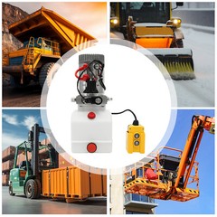 Electric Hydraulic Pump, Hydraulic Power Unit 12V, Single Acting Oil Pump 4/L