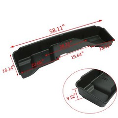 For 2007-2013 Chevy GMC Silverado Sierra Underseat Storage Box Extended Cab