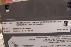 NEW EUROTHERM 7100S SINGLE PHASE SOLID STATE CONTACTOR 40A/127V/NONE/XXX/MSFU