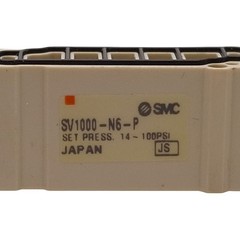 Lot of 5 SMC SV1000-N6-P Interface Regulator, Even Station, 14-100psi Set