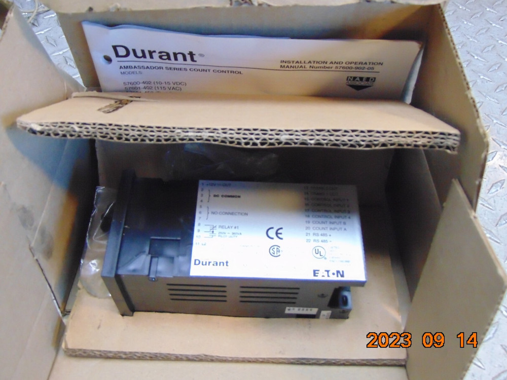 Eaton Durant 57601-402 Count Control – Please See Description for Details