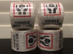 1000 Large 3×5 “Handle With Care” Stickers (4-Rolls 250 Labels)