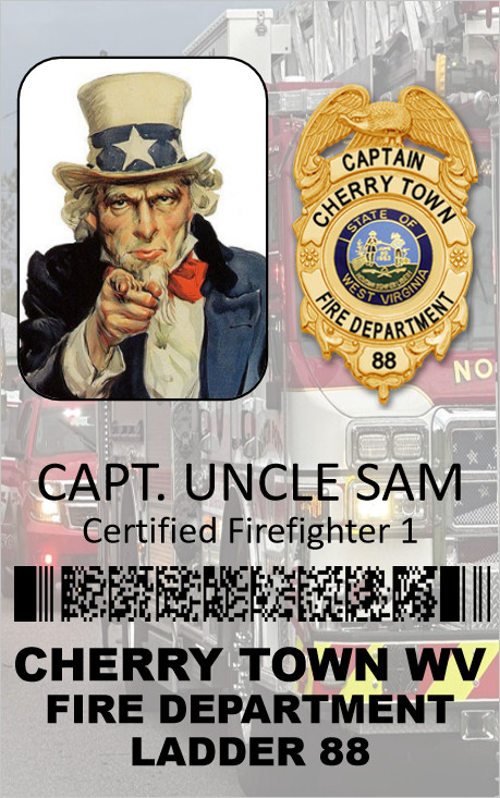 EMPLOYEE ID CARD 100% CUSTOMIZABLE BADGE COMPANY ID CARD 1 SIDE ONLY