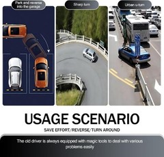 Universal Car Steering Wheel Booster Handle, 360-Degree Rotating Anti-Slip Silic