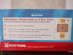 Duo Tang Single Pocket Folder 30 Sheet Capacity 4 Blue Folders NIP