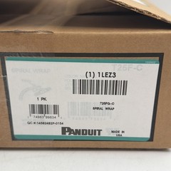 Panduit Spiral Wrap 0.250 In. 100 ft. L Natural T25F-C Free Shipping Open Box