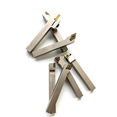 1/2″ Shank Nickel Plated Indexable Lathe Turning Tool Holder Set 7 Pieces US*