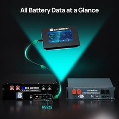 ECO-WORTHY 48V Battery Compatible Plug&Play Magnetic Mount Real-time Monitor