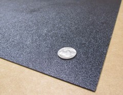 ABS Sheet Haircell Textured, 1 Side, Black, .062″ (1/16″) x 24″ x 24″, 2 Units