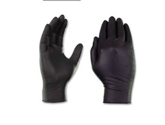 AMMEX Gloveworks GWBEN49100 Black Nitrile Gloves 6 Mil (Size-2XL)