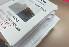 Volvo Model A40G Articulated Dump Truck Service Manual