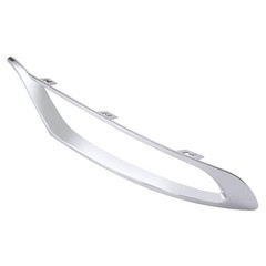 Hecasa Left Fog Light Molding Compatible 2015-2021 Chrysler 300 Replacement For