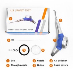 Dental Air Flow Teeth Polishing Polisher Handpiece Hygiene Prophy Jet 2/4 Holes