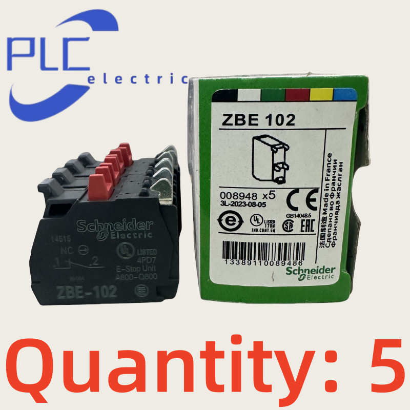 5PCS ZBE102 New Schneider Contact Block Free Shipping ZBE-102