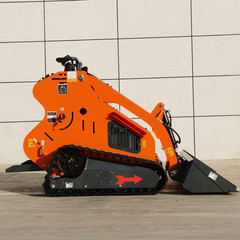 2026 Brand New 24HP Mini Skid Steer Stand-on Three-stage pump Twin cylinder
