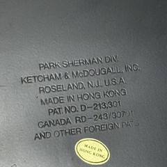 Vintage Park Sherman Index Phone Address Book Desk Organizer Pop Up McDougall