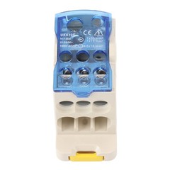 DIN Rail Power Distribution Box, 125A, AC DC 1000V, Terminal Block Connector