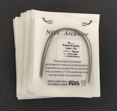 10Pcs Dental Orthodontic Super Elastic Wire Niti Round Arch Wires Ovoid/Natural