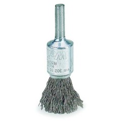 Weiler 96099 Crimped Wire End Wire Brush, Steel, 1/2″