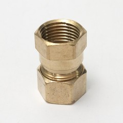 Brass 5/8-Inch OD x 1/2-Inch Female NPT Compression Connector FittingPack of 5