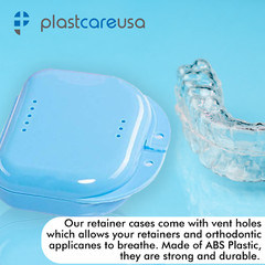 120 Sealed Assorted Dental Retainer Boxes Denture Case Containers Box (10 Box)