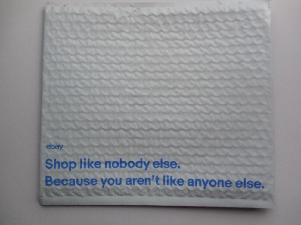 100 Branded eBay-Branded Padded Airjacket With Blue Print 8.5″ x 11.25″