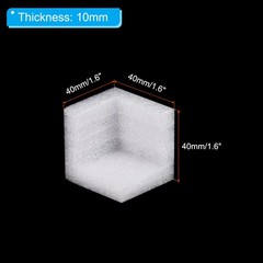 50pcs Expanded Polyethylene Foam Edge Protector 1.6×1.6×1.6 Inch for Packing
