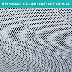 Stainless Steel Perforated Sheet 19GA Metal Mesh Plate Screen Meshes 11.8″x5.9″
