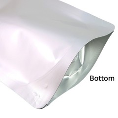 Silver Aluminum Reusable Drink Pouch Spout Design Stand Up Liquid Storage Bag
