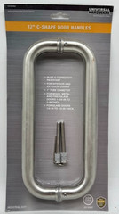 Universal Hardware C Style 12 in. Stainless Steel Pull Handle