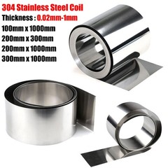 Stainless thick 0.02mm-1mm Steel Band Foil Sheet Metal Plate Strip Panel 304