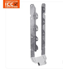 Simpson LRU212Z Light Rafter U Hanger Slopeable 2×12 ZMAX Finish