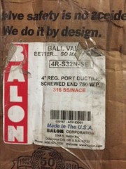 BALON VALVE 4RS32NSE 4″ REG PORT S.E. 750 LB WP DUCTILE