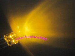 3mm Flangeless Red Yellow Blue Green White Warm Orange UV Pink Water Clear LED