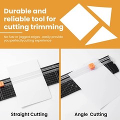 ISDIR A4 Paper Cutter Slicer, 12 Inch Paper Trimmer Scrapbooking Tool Supplies