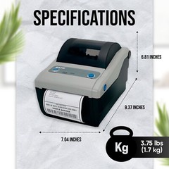 SATO CG412DT Direct Thermal 4×6 Label Printer – similar to Dymo LabelWriter 4XL