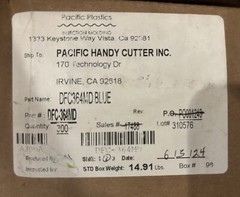 (25- PACK) Pacific Handy Cutter DFC364MD Metal Detectable Safety Film Cutters