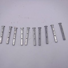 10 Pack Die Cast T Shaped Pivot Bar, 2 Hole for Window Sash Abilty to Tilt in