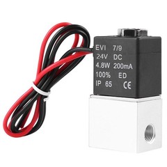 2 Way Normally Closed DC 24V Electric Solenoid Air Valve 1/8″ NPT